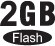 2GBs built-in Memory for Storage  - ITG-WideView XL Edition